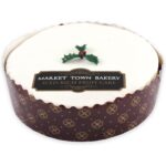 MT057 - Large Round Iced Christmas Cake 618g